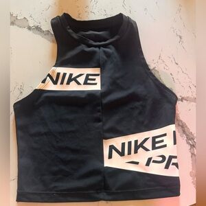 Like NEW Nike Pro Dri-FIT Black Workout Top
